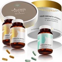 VITAMINS REVIVE hår supplement hårvækst vitaminer til kvinder - USA klinisk testet - hårtab produkter til tynding og tyktarmsbehandling - kvindelige hårvækst behandling (2 måneders forsyning)