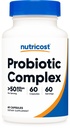 Nutricost Probiotic Complex - 50 milliarder CFU, 60 kapsler - Probiotic for mænd og kvinder - Vegetariske kapsler, non-GMO, gluten fri