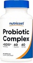 Nutricost Probiotic Complex - 50 milliarder CFU, 60 kapsler - Probiotic for mænd og kvinder - Vegetariske kapsler, non-GMO, gluten fri