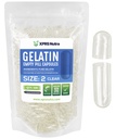 XPRS Nutra Størrelse 2 Tomme kapsler - 500 Tomme Tomme Gelatine kapsler - Piller selv Capsule Fyldning - Pure Bovin Pille Gel Caps for Do- It- Yourself Kosttilskud