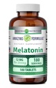 Amazing Formulas Melatonin Supplement: 124; Unflavored • 124; 12 Mg Per Serving • 124; 180 tabletter • 124; Non- GMO • 124; Gluten- Free • 124; Fremstillet i USA