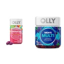OLLY Prenatal Multivitamin Softgels and Mænds Multivitamin Gummy Vitaminer Bundle, 60 og 90 Greve