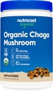 Nutricost 100% Organic Chaga Mushroom Powder 8oz (227 Servere) - Certificeret USDA Organic, Gluten Free & Non- GMO
