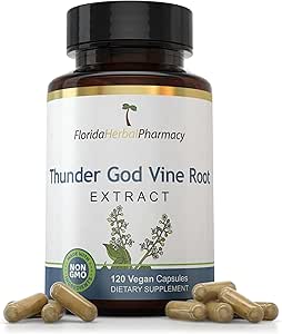 Florida Herbal Apotek, Thunder God Vin Root Extract Supplement kapsler