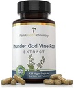 Florida Herbal Apotek, Thunder God Vin Root Extract Supplement kapsler