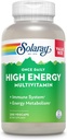 SOLARAY Én gang Daglig High Energy Multivitamin for kvinder og mænd - Energitilskud - Immunstøtte w / C-vitamin, A, D og E, B-vitamin Complex, Trace Minerals, 60- Day Garanti, 200 Serv, 200 VegCaps