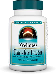 Kilde Naturals Wellness Transfer Factor, understøtter immunsystemet respons * 125mg, 60 kapsler