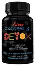 Forskning Labs Doctor Anbefalet Premium Lever Detox Cleanse & Support w / Milk Thistle, Beet, Mælkebøtte. 23 stærke urter...