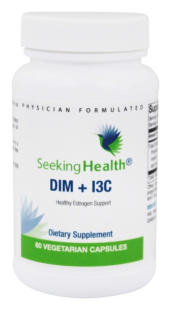 Søg sundhed DIM & I3C - Support Sund lever Metabolisme af østrogen - Formel med DIM & I3C til støtte Sund Cellulær respons - 400 mg, 60 kapsler