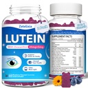 2 Pack Lutein Gummies, 12 i 1 Lutein og Zeaxanthin Kosttilskud Eye Vitaminer Gummies for voksne, Eye Health Supplement med multiple Vitamin til fremme af øje & Vision - 120 Gummies