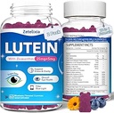 2 Pack Lutein Gummies, 12 i 1 Lutein og Zeaxanthin Kosttilskud Eye Vitaminer Gummies for voksne, Eye Health Supplement med multiple Vitamin til fremme af øje & Vision - 120 Gummies