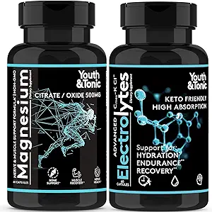 2pk Note 124; Høj Absorption Magnesium Complex + Elektrolyter Pills - Mag Minerals Vitamins