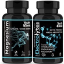 2pk| High Absorption Magnesium Complex + Electrolytes Pills - Mag Minerals Vitamins | Premium Magnesium Citrate Oxide Supplement for Leg Cramps Sore Muscle Bone Support Endurance Recovery Nerve Health