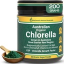 Biogenese Organic Chlorella Powder - 200g Measures 124; Australske Grown Measures 124; BioDynamic Cracked Cell Wall Measures 124; Rich in Chlorophyll, Vitaminer & Minerals Measures 124; Understøtter Energi & Immunity Measurement