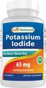 Bedste Naturals Kalium Iodide 65 mg - Kosttilskud, 60 tabletter (60 greve (pakning med 1)) (12)