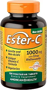 Ester- vitamin C med Citrus Bioflavonoider 1Vitamin 000 Milligram 120 Veg Tabs