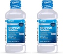 Basic Care Oral Electrolyte Solution, Unflavored, 33.8 Fl Oz (pakning med 2)