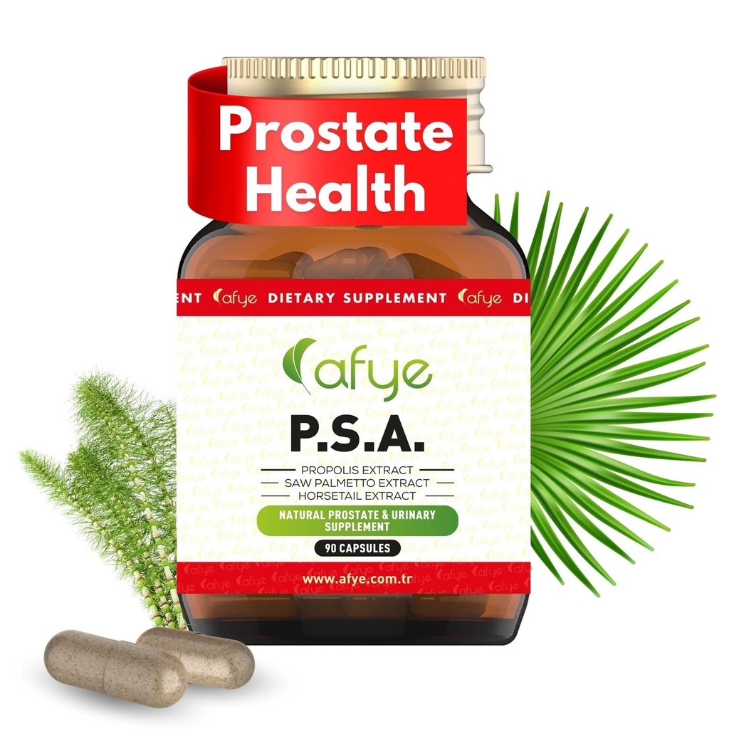 Saw Palmetto prostata supplement til men- prostata sundhed & med Propolis Extract & Horsetail Reducerer Hævelse Forstærkning Urinblærer Kapacitet 90 Kapsler (pakke med 1)