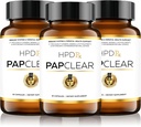 PAPCLEAR Physician Formulated Medical 124; All Natural immunsupport Supplement 124; Advanced Powerful Immunity Booster Medical 124; 21 Vitamin & Nutrienter med Organic Shiitake Mushroom & Lycopene Medical 124; 90 Kapsler Medical 124; Pack of 3