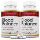 Begrundede laboratorier (2 Pack Blood Balance Advanced Formel 620MG Supplement piller 120 kapsler