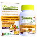 Premium gurkemeje kapsler med ingefær og sort peber. Gurkemeje Supplement fra gurkemeje 95% Curcuminoider & Gingerrod AllNatural NonGMO NO Ris Pulver NO Stearate NO Silica NO Gluten 90ct