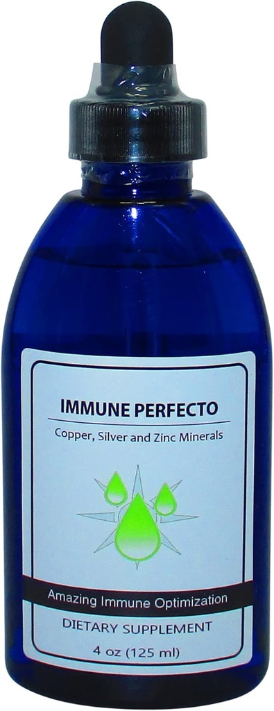 immun perfecto - kolloid sølv 3000 PPM, kobber, og zink 2000 PPM