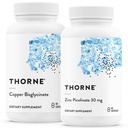 THORNE - Trace Minerals Bundle - Zink Picolinate og kobber Bisglycinate - Essentials for Wellness - 60 Serveringer