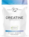 Muskel Feast Creapure Creatinine monohydrat pulver, Vegan Keto Friendly Gluten- Free, Mass Gainer, Muscle Recovery Supplement og Trusted Creatin for Muskelvækst, Creatinine Powder, Unflavored, 500g