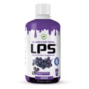 LPS Flydende Collagen & Whey Protein Supplement - sukkerfri, Farveløs-fri, ikke-GMO drik - Hydrolyseret Collagen & Whey Peptider fremmer sund hud & hår til mænd og kvinder, Grape, 32 fl oz