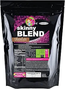 Skinny Blend - Bedste Tasting High Protein Shake for Kvinder - Tilfredsstillende lav Carb Meal erstatning - Keto- Friendly Breakfast eller Snack - Sund Smoothie - 30 lækre shakes - Chokolade