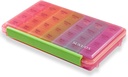 Sukuos Ugentlig Pill Organizer 7 Dag 4 gange om dagen, Fugtighedsresistent Store daglige Pill Box Medicinske sager for Vitamin / Fish Oil / Kosttilskud (Pink)