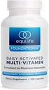 Equilife Daglig Aktiveret Multivitamin, 21 essentielle næringsstoffer med B kompleks, Antioxidant Formel for samlet wellness, Glutenfri, Non- GMO, 120 kapsler