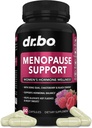 Menopause Kosttilskud til kvinder Support Pills - Natural Menopause Relief for Hot Flashes, Night Sweats & Mood Swings med Dong Quai, Chasteberry & Black Cohosh - Hormone Balance for Women Supplement