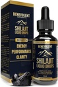 Pure Himalayan Shilajit Liquid Drops - 1000mg Natural Shilajit Drops - 85+ Trace Minerals & 40% Fulvic Acid for Energy Boost, Detox Cleanse, Strength & Immunity Support - 50 Day Supply