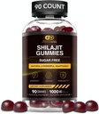 EFFEKTIV NUTRA Shilajit Gummies 1000mg • 124; Pure Shilajit Resin for Energy, Brain & Immunity • 124; Supplement for mænd & kvinder • 124; Sugar- Free, Vegan, Gluten- Free • 124; Natural Berry Flavor, Made in USA (90ct)