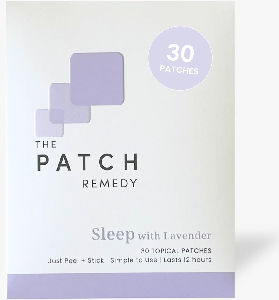 Den Patch Remedy søvn med Lavendel Patch Budding124; Valerian, Passionflower, Humle, Magnesium Glycinate, Lavendel Budding124; 30 Patches