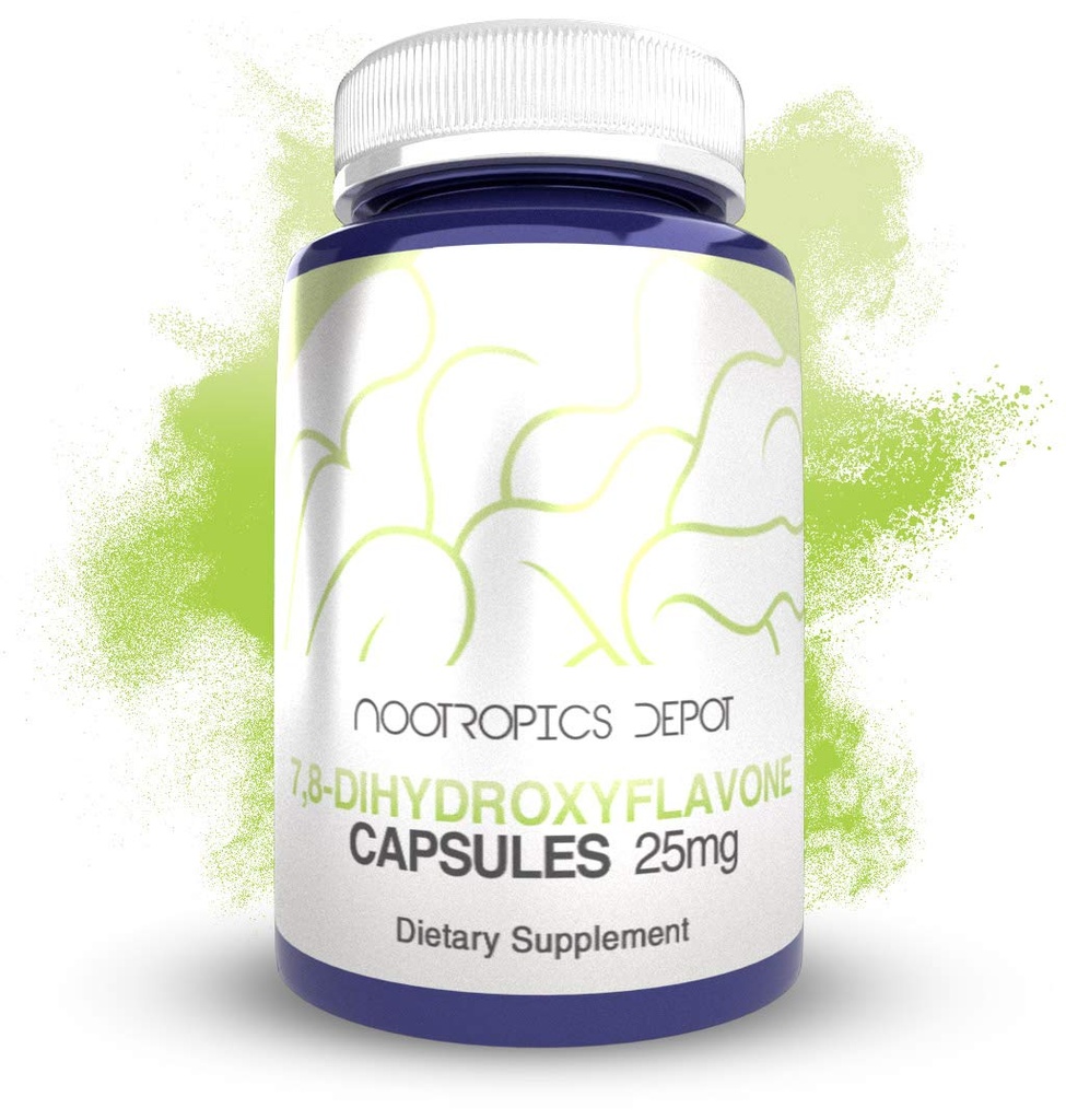 Nootropics Depot 7,8-Dihydroxyflavone Kapsler Note 124; 25mg