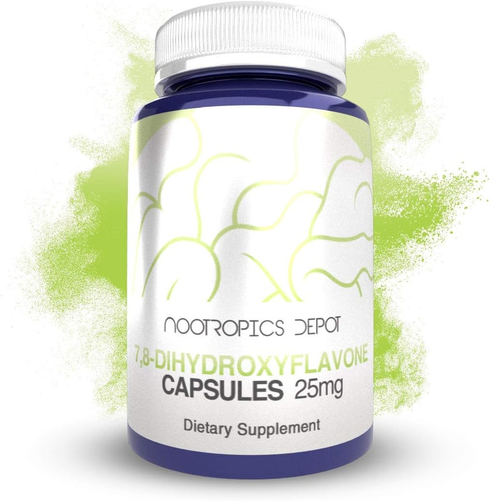 Nootropics Depot 7,8-Dihydroxyflavone Kapsler Note 124; 25mg