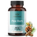 HERBAMAMA Pine Bark Extract Kapsler - 400mg Fransk Maritime Pine Bark Extract Powder for Antioxidant Support - Vegan, Non- GMO Pinus Pinaster Supplement