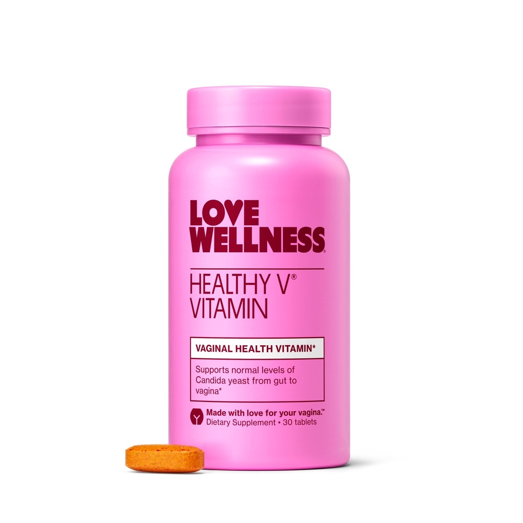 Love Wellness Sund V Vitamin Beeg 124; Kvinder Vaginal Sundhed Supplement