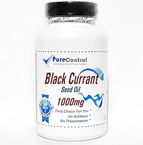 Sort Currant Seed Oil 1000mg / / 180 kapsler / / Pure / / af PureControl kosttilskud
