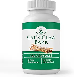 Pure Original Ingredienser Kat 's Claw Bark, (100 kapsler) Altid Pure, Ingen Tilsætningsstoffer eller Fillers, Lab Verified