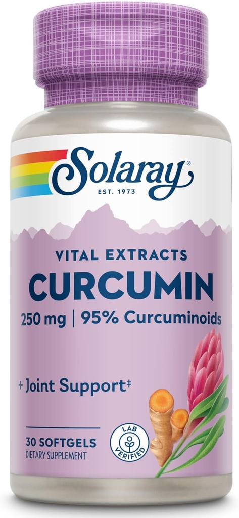 SOLARAY Super Bio Curcumin 250 mg