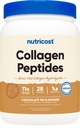Nutricost Collagen Peptider Pulver (Chocolate Peanut Butter Flavored) 1 LB - Grass- Fed Collagen Hydrolysat, Gluten- Free