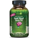 Irwin Naturals Good Mood Sleep PM - 54 Liquid Soft- Gels - med Melatonin og L-Theanine til hvile og afspænding - 18 Total Servering