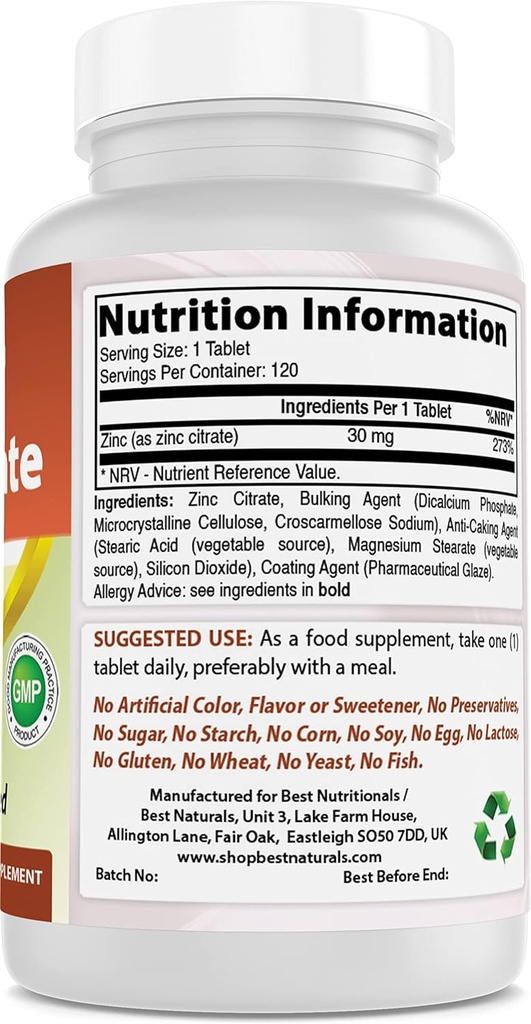 Zinkcitrat 30 mg & Magnesium Glycinat 425 mg