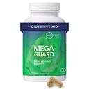 Mikrobiome Labs MegaGuard Gut Health Kosttilskud - Ingefær Root, Licorice Root & Artichoke Leaf Extract til støtte fordøjelsessygdomme & lejlighedsvis gas - for kvinder, mænd og børn 8 + (60 kapsler)