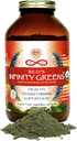 Superfood pulver, Blue Green Algae baseret Green Juice Powder med 28 Økologiske superfødevarer, Ingen Fyldere eller Græsser, Energi & Longevity, Lav Temp Dehydreret Grønne (34 Servere)