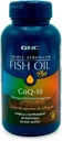 GNC Triple Strength Fish Oil Plus CoQ10 Omega 3 Supplement, 1000mg EPA og DHA, 100mg CoQ10, Heart and Circulatory Health, Plus Skin, Joint, Brain, og Eye, Overtrukket til kontrol Fishy Burps, 30 Servere