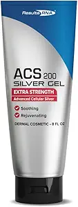 Resultater RNA - ACS 200 Silver- Glutathione Gel - Avanceret cellular kolloid sølv Gel til Sårpleje & Superior Dermal Healing. Klinisk bevist. Anbefalet af Læger Worldwide (8 oz)